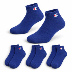 Champion 3 Pack Quarter Socks - Blue