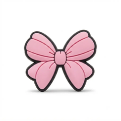 Jibbitz pink bow charm for Crocs