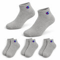 Champion 3 Pack Quarter Socks - Grey A