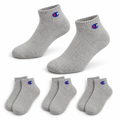 Champion 3 Pack Quarter Socks - Grey A