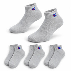 Champion 3 Pack Quarter Socks - Grey B
