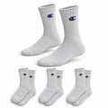 Champion 3 Pack Crew Socks - Light Grey