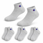 Champion 3 Pack Quarter Socks - Light Grey