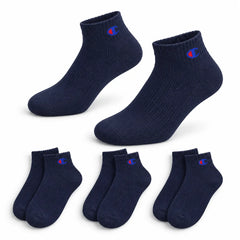 Champion 3 Pack Quarter Socks - Navy