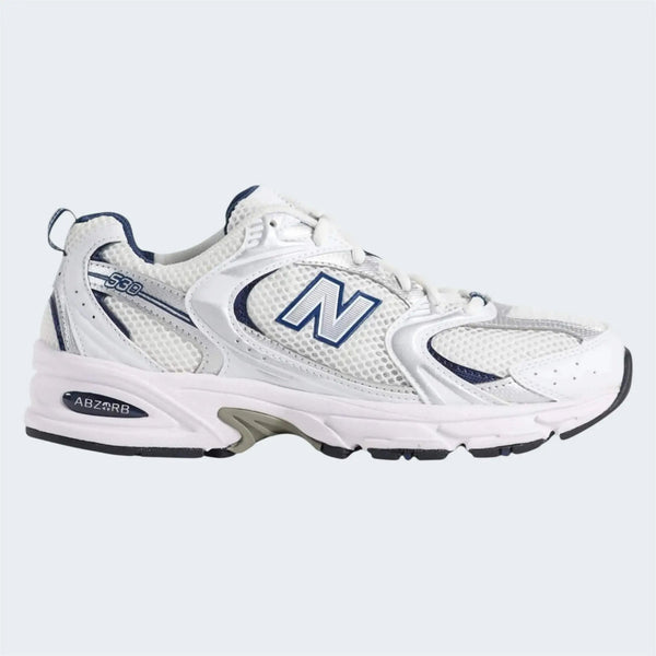 New Balance 530 White Silver Navy