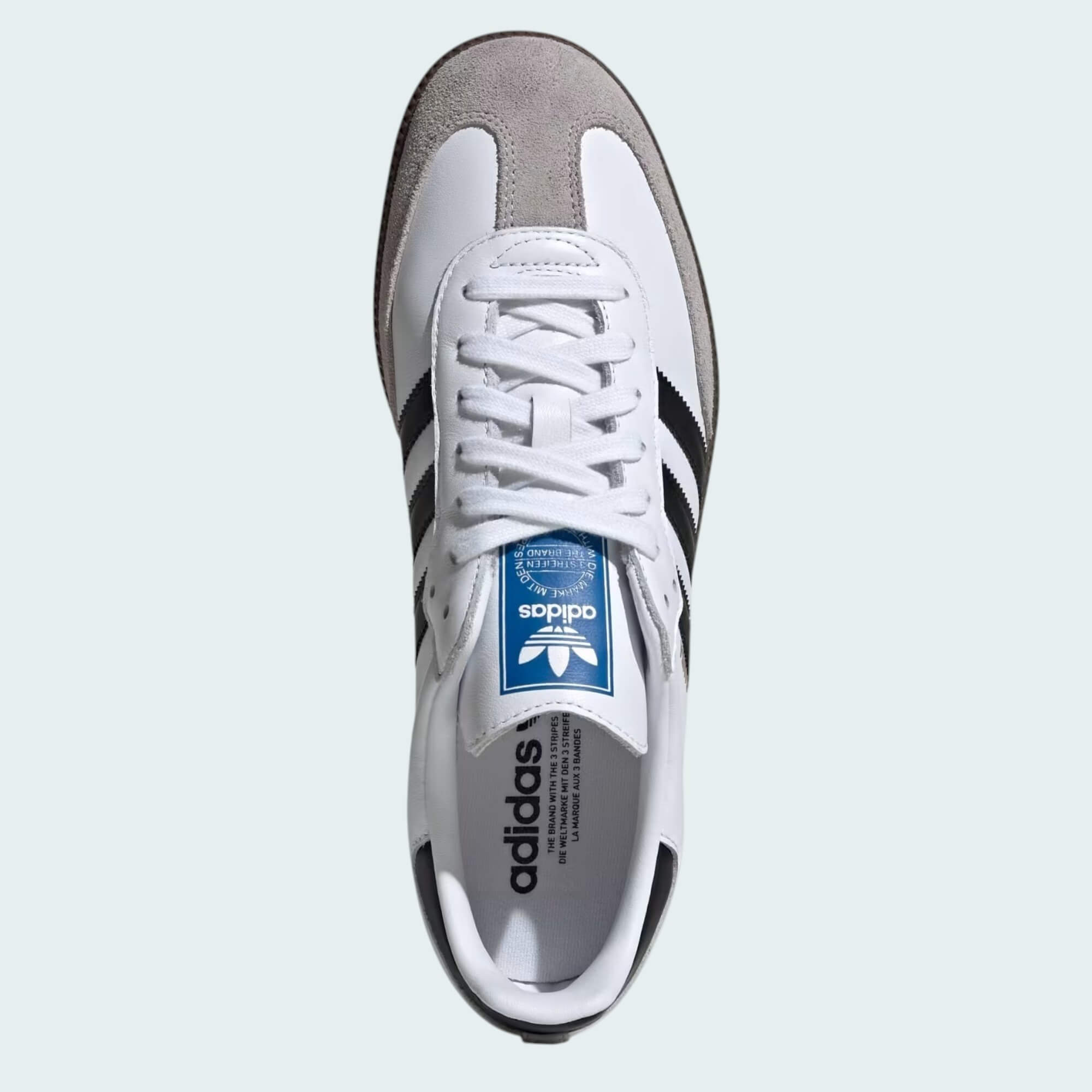 adidas Samba OG White sneaker - back view