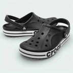 Crocs Bayaband clog in Black colorway - side view