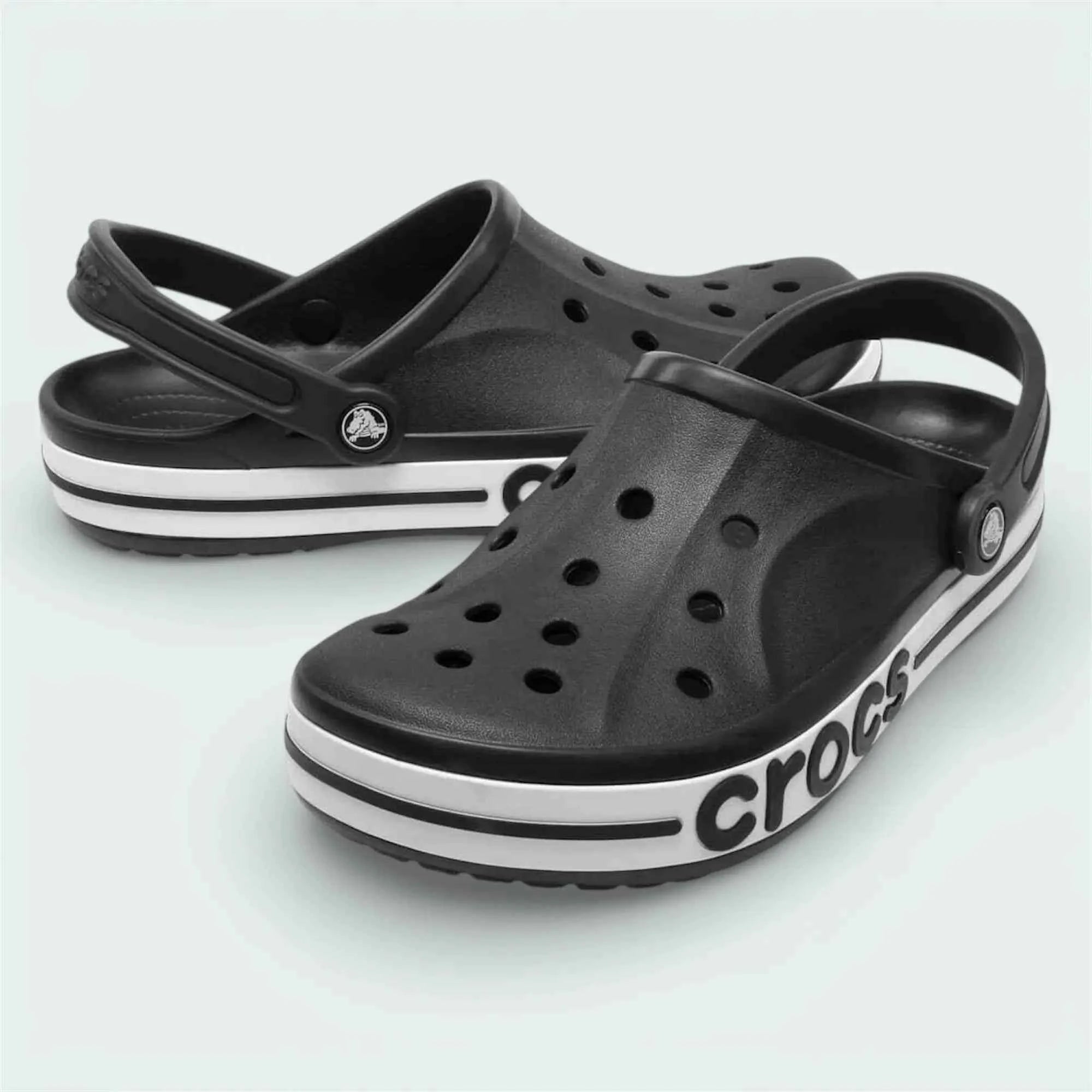 Crocs Bayaband clog in Black colorway - side view