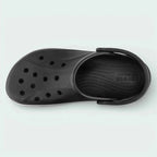 Crocs Bayaband clog in Black colorway - top view