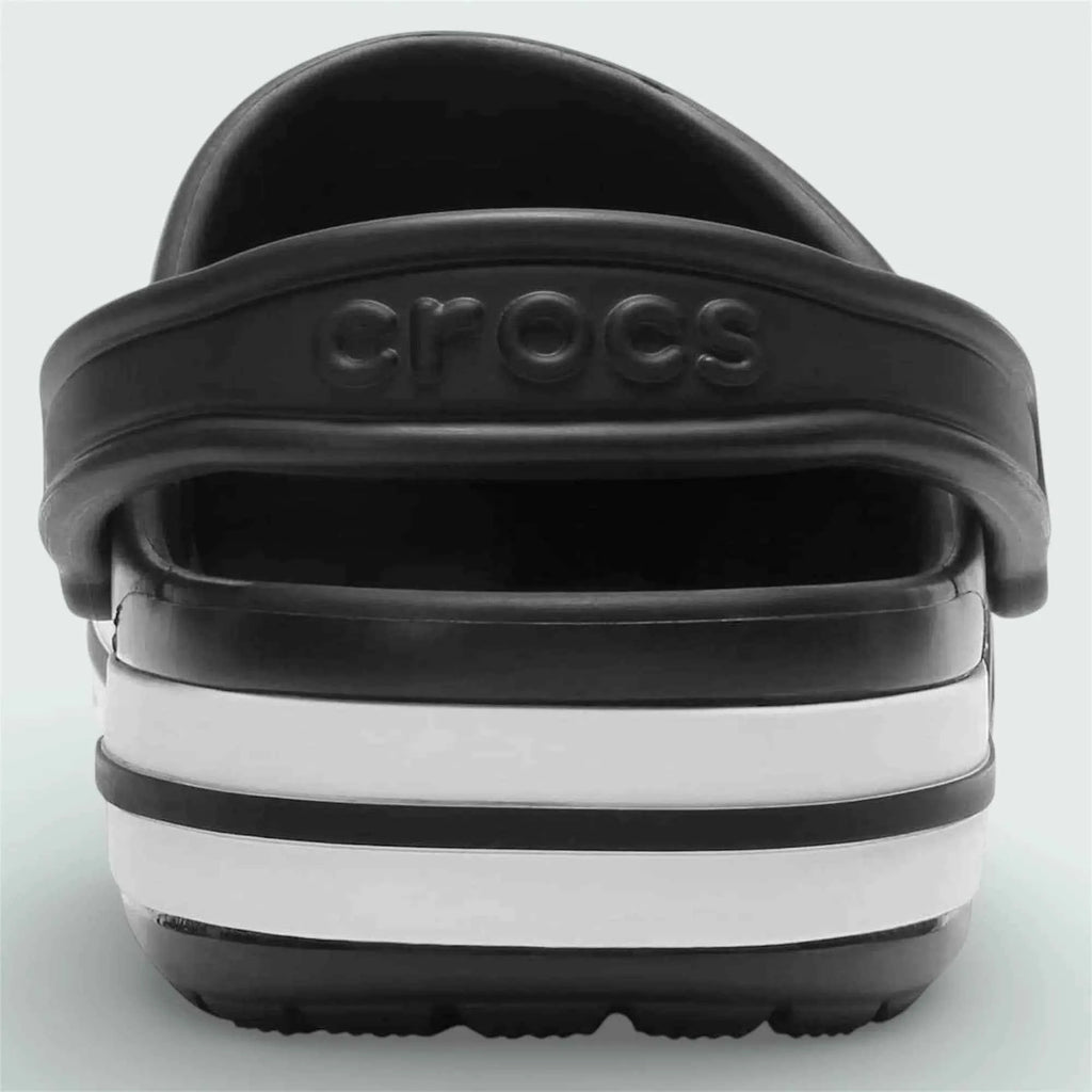 Crocs Bayaband clog in Black colorway - back view
