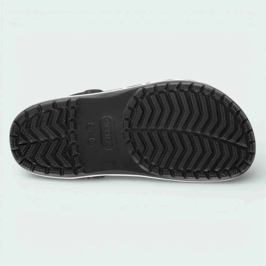 Crocs Bayaband clog in Black colorway - worn view