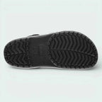 Crocs Bayaband clog in Black colorway - worn view
