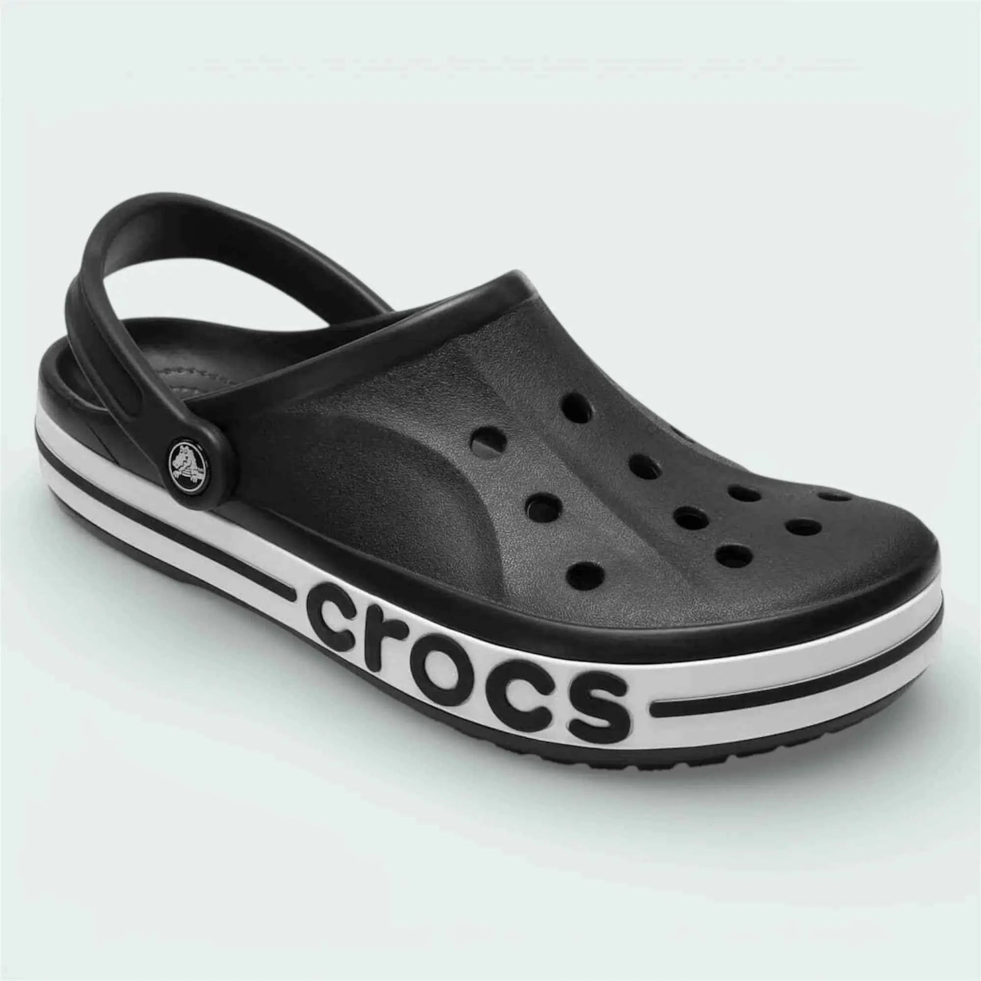 Crocs Bayaband clog in Black colorway - detail view
