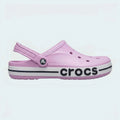 Crocs Bayaband clog in Pink/Black colorway