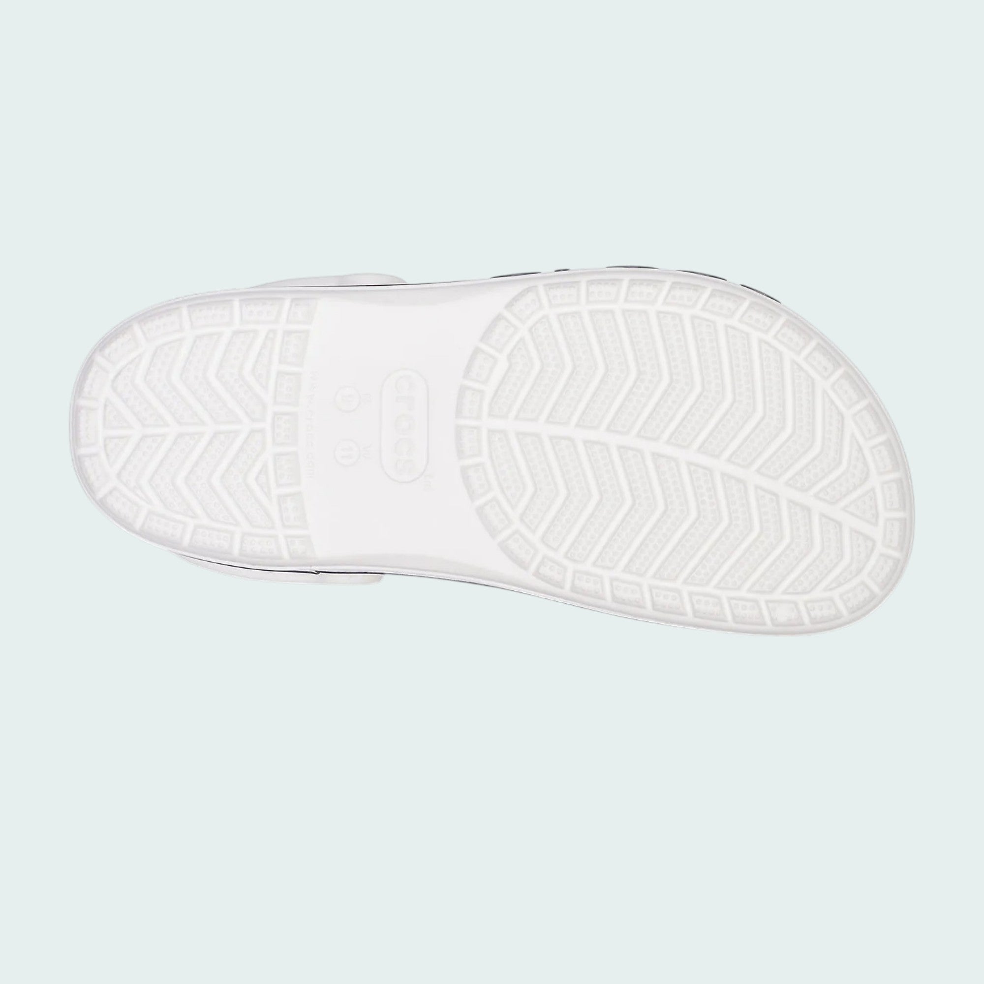 Crocs Bayaband clog in White colorway - top view