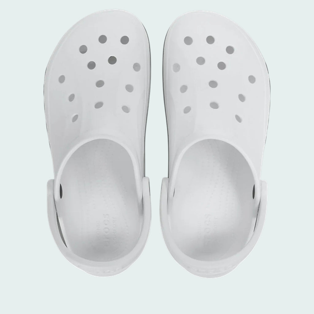 Crocs Bayaband clog in White colorway - back view