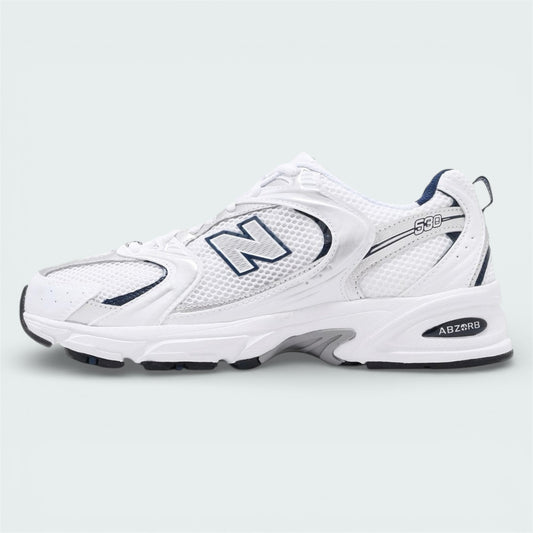 New Balance 530 White Silver Navy - joshoes