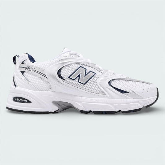 New Balance 530 White Silver Navy - joshoes