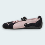Puma Ballet Flat — Black & Pink - Ballet Flats - joshoes
