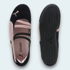 Puma Ballet Flat — Black & Pink - Ballet Flats - joshoes